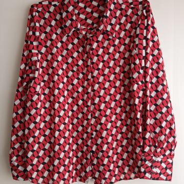 CITY LIFE NOVA RDEČE PISANA SRAJCA/BLUZA XL