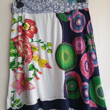 DESIGUAL MODRO CVETLIČNO KRILO L/XL