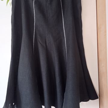 GIL BRENT NOVO ČRNO LANENO KRILO 46/48