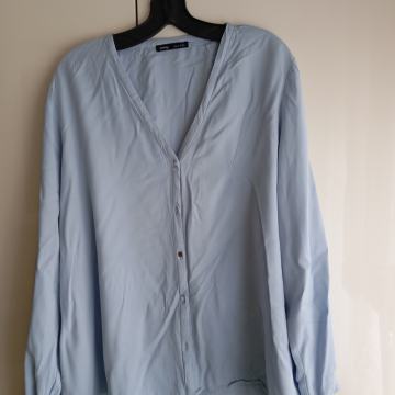 NOVA SVETLO MODRA VISKOZNA BLUZA XL