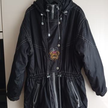 XT5 VTG ČRNA ZIMSKA BUNDA - ŠIRŠI MODEL 40/42/44