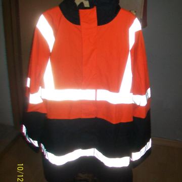 Delovna jakna odsevna 3XL oranžno - črna