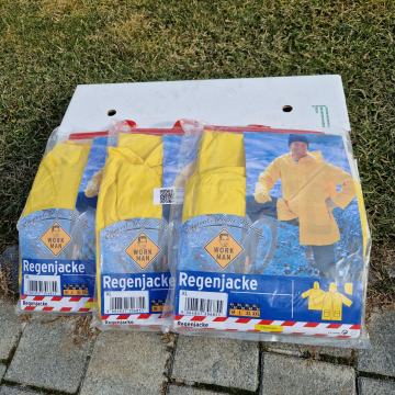 delovni dežni plašč XL