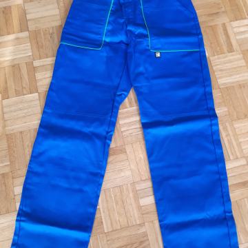 Popolnoma nove dolge delovne hlače, modre barve, št. 48, 041/323-530