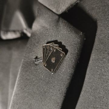 Črna moška obleka Zara, št. 46 – kot nova