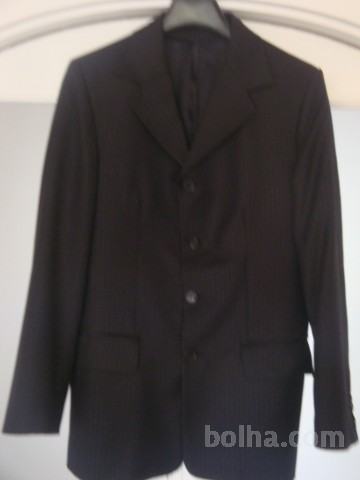 modern moški skunjič, stev. 48, črn, črtast