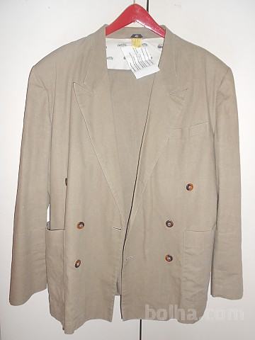 Nerabljena Moška obleka št. 46 orig. bombaž
