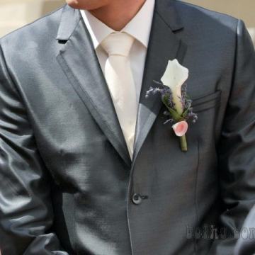 poročna moška obleka + telovnik s kravato