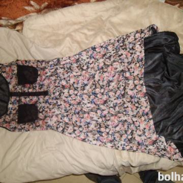 Nosečniška obleka-pisana PULL BEAR, VEL S-M