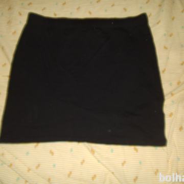 Nosečniško kratko krilo-črno, elastično, vel.L-XL