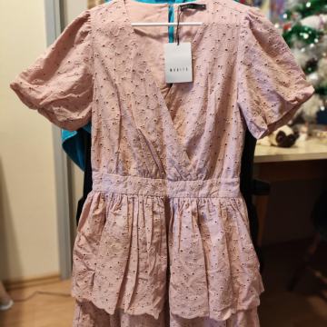 Nova obleka dusty pink velikost L 40