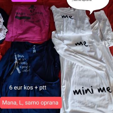 Tunike za nosečnico L, XL