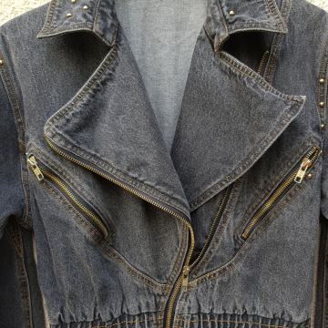 JKK ČRNA JEANS OBLEKA M