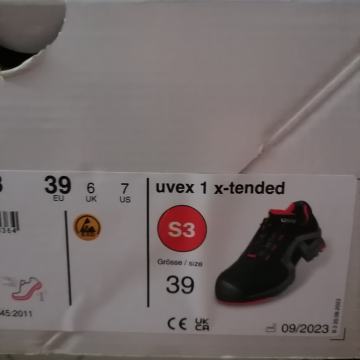 UVEX Delovni čevlji S3 št. 39