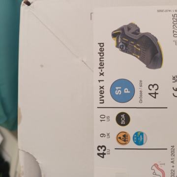 Uvex zaščitni čevlji