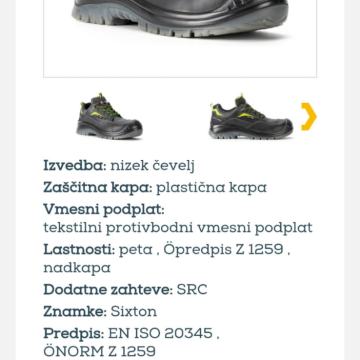 Zaščitna obutev SIXTON