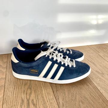 ADIDAS GAZELLE Navy Blue White Gold št. 41 - 1/3