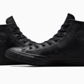 Converse All Star High Black Leather