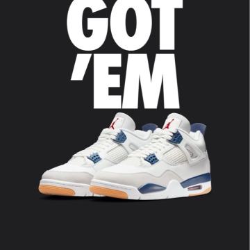 Jordan 4 SB Navy 44.5
