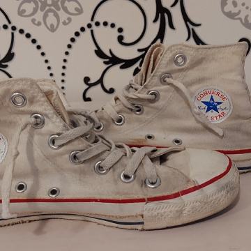 visoke Converse all star krem barve
