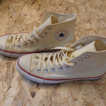 Visoke superge Converse All Star Chuck Taylor, bež krem, velikost 41