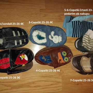 Usnjeni copati 23-25 in 25-26