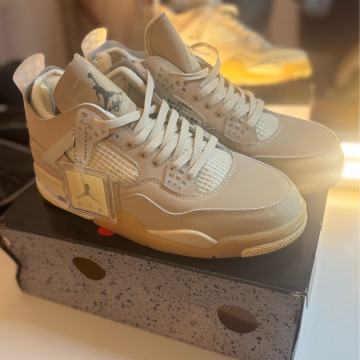 jordan 4 offwhite sail