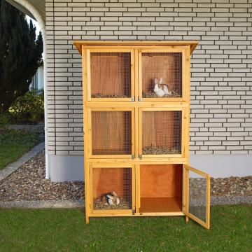 XXL zajčnik - 6 boksov - 180 cm x 102 cm x 48 cm - Z DOSTAVO