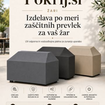 Zaščitna prevleka za žar po meri – UV odporna in vodoodbojna