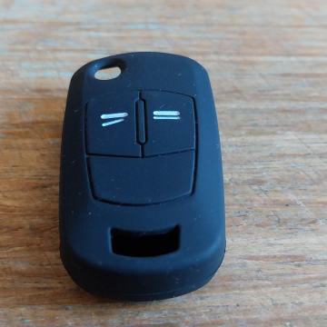 Silikonska zaščita za avto ključ, Opel, črna barva