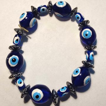 Zapestnica TURŠKO MODRO OKO - zaščitni amulet