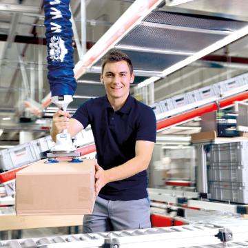 Enoročni sistem za premeščanje težkih škatel - JumboFlex - Schmalz