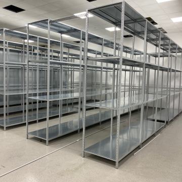 GALVANIZIRAN REGAL 300cm x 50cm s policami