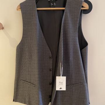 Telovnik, moški siv, 56