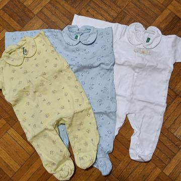 3x pižama Benetton 68 za dojenčka