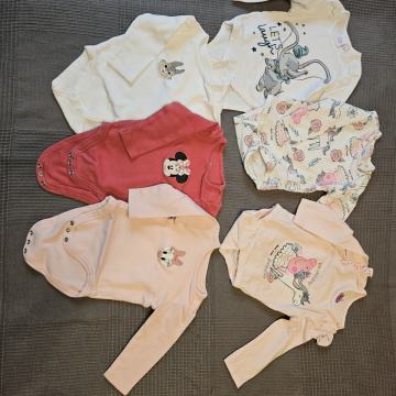 Oblačila za novorojenčka - deklico (56-74)