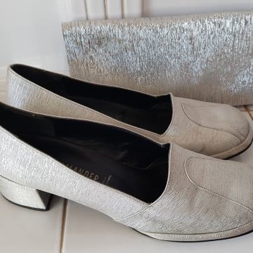 Praznični ženski čevlji, plesni čevlji z večerno torbico - 6,5