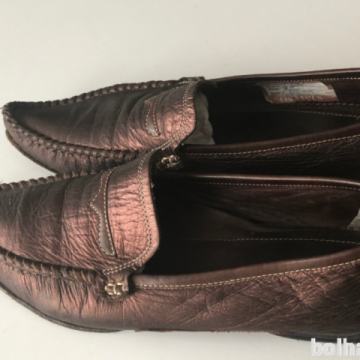 Usnjeni mokasini, zelo kvalitetno usnje, št.38,5 obuti 2x