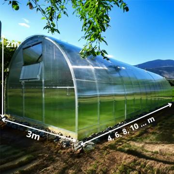 Ojačan rastlinjak 3x4m – 4mm polikarbonat | BREZPLAČNA dostava
