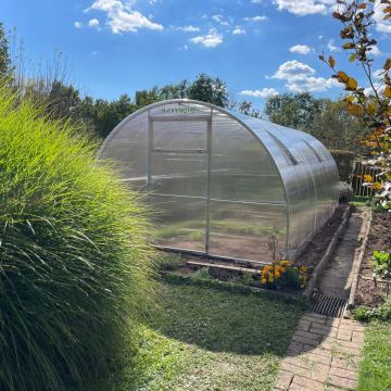 Ojačan rastlinjak 3x6m – 6mm polikarbonat | Brezplačna dostava