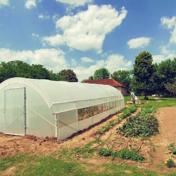Rastlinjak PROFI širine 4.5 m Z BOČNIM ODPIRANJEM