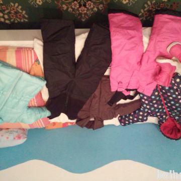 Bunda 86/92 in smučarske hlače 86/92