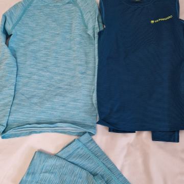 Funkcijsko spodnje perilo 128+nogavice za smučanje