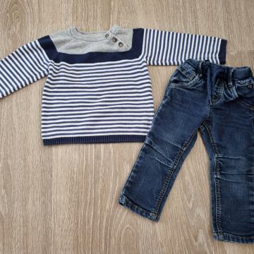 Kavbojke Name it, jopica H&M, št. 86