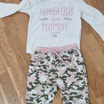 Komplet oblačil Zara,Gap za punčko 18- 24m