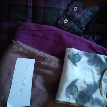 Komplet (4 kosi) dekliških oblačil, 4-5 let