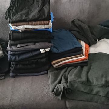 Komplet fantovskih oblačil, 170-mali M (jesen/zima) - nova in rabljena