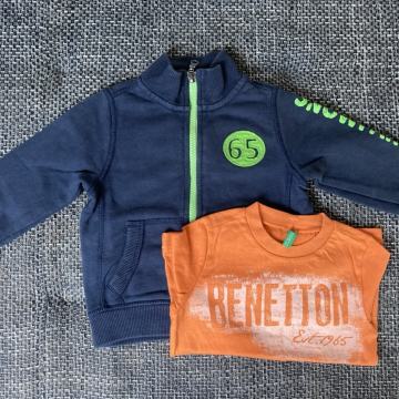 Komplet oblačil Benetton št. 80