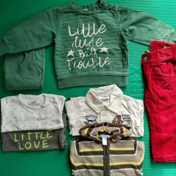 Komplet oblačil velikost 74