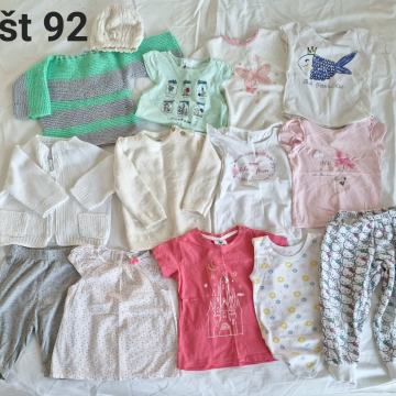 Komplet otroških oblačil št 68-92 ugodno